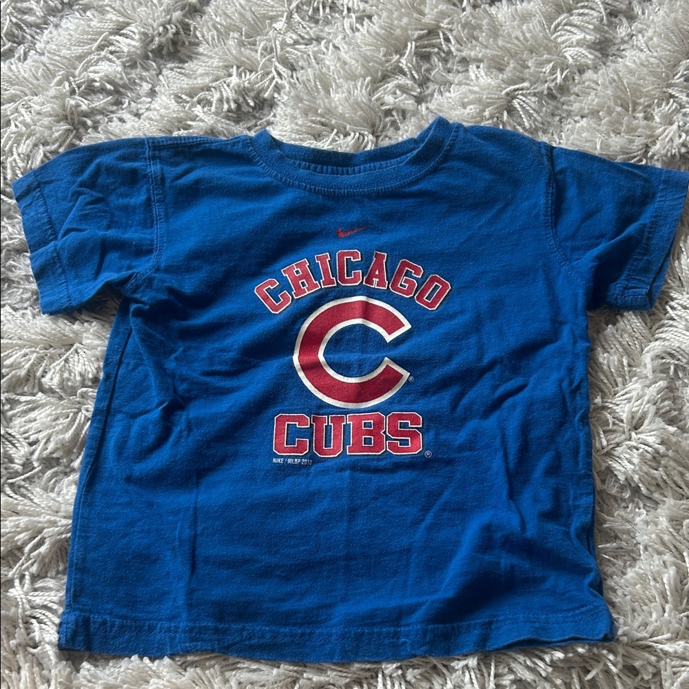 Nike Kids Blue Chicago Cubs Tee